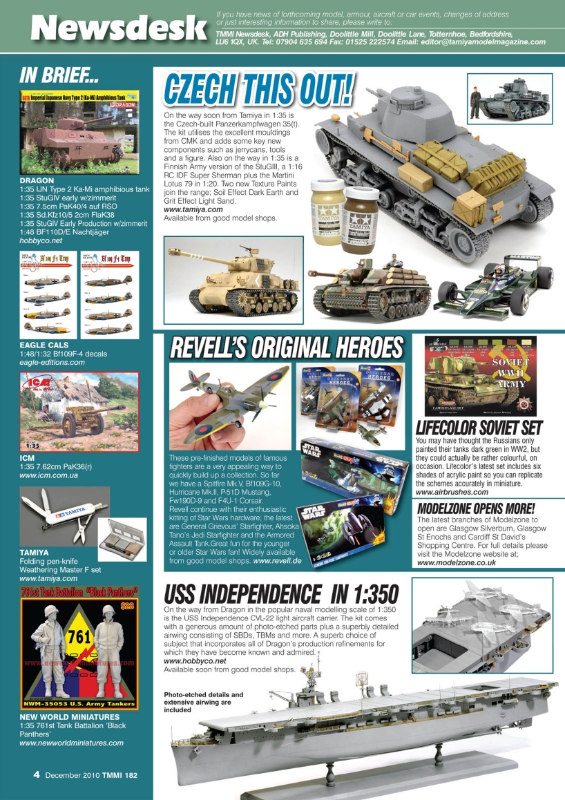 Tamiya Model Magazine 182 (2010.12)